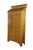 Victorian Antique American Victorian Slant Front Cabinet Bookcase Linen Press Wardrobe 75" For Sale - Image 3 of 13
