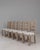 20th Century Belgian Upholstered Oak Ladderback Oak Dining Chairs - Set of 5 For Sale In Greensboro - Image 6 of 18