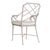 Not Yet Made - Made To Order Brown Jordan Calcutta Arm Chair, Dove frame with Fusion Natural fabric For Sale - Image 5 of 11
