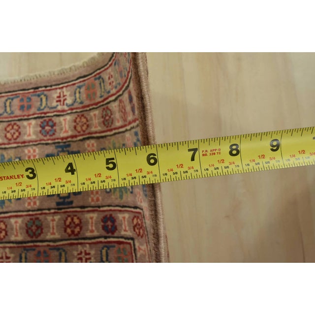 Kazak Rug 4’11” X 6’11” Brown Wool Tribal Hand-Knotted Oriental Carpet For Sale - Image 11 of 12