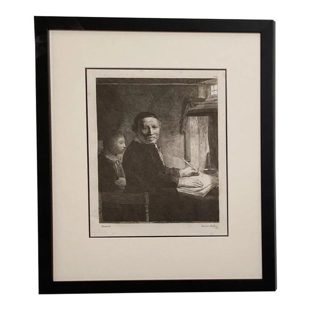Late 18th Century Rembrandt Etching #26, by Francesco Novelli For Sale