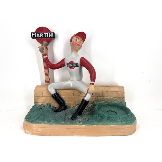 Brown Vintage Martini Advertising Statue, 1960s For Sale - Image 8 of 9
