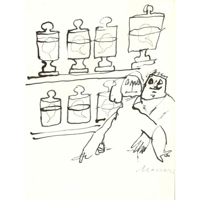 Elisir d’Amore (Elixir of Love) is an original drawing on paper, realized around the Seventies by the great Italian artist...