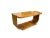 Art Deco Antique 1920s Art Deco Book Matched Burl Maple Coffee Table Stand For Sale - Image 3 of 8