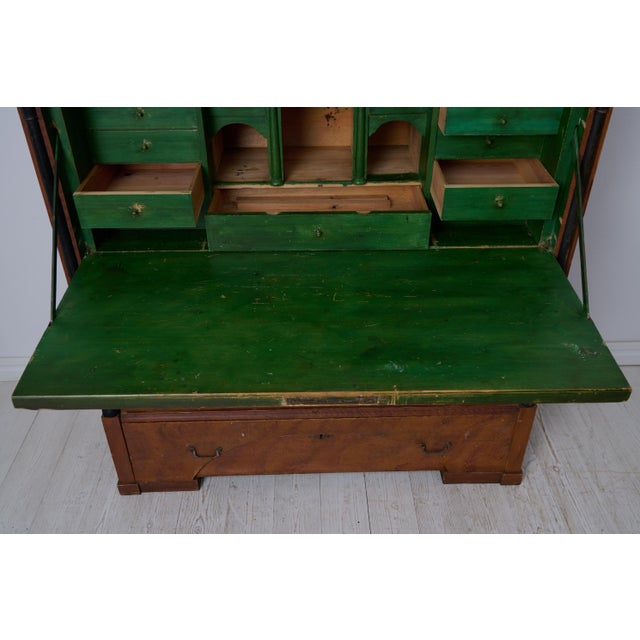 Antique Swedish Empire Country Secretary For Sale - Image 10 of 14
