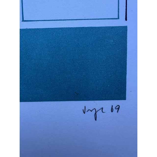 Sorge Peter, 74/100, 1969, Color Serigraph For Sale - Image 3 of 13