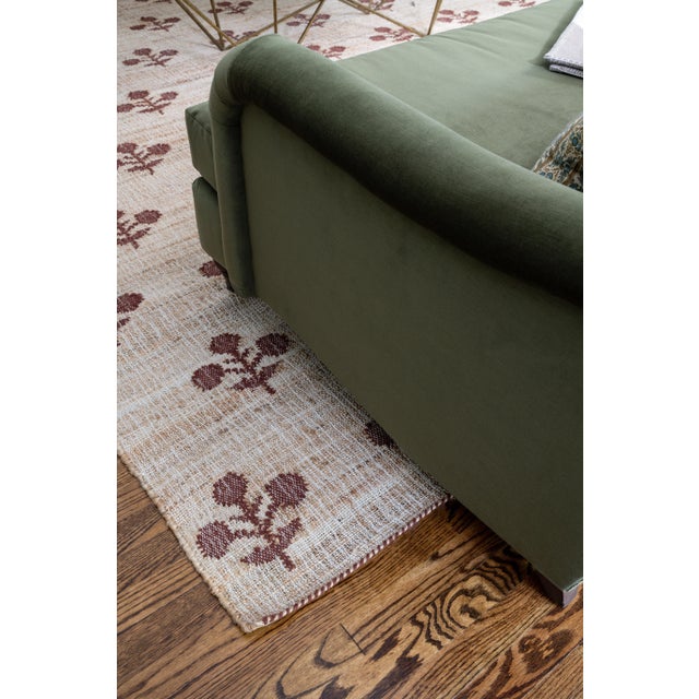 Erin Gates by Momeni Orchard Bloom Rust Hand Woven Wool and Jute Area Rug 2' X 3' For Sale - Image 11 of 12