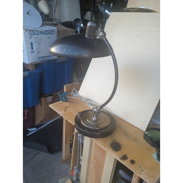 Bauhaus 1980s Robert Abbey Bruno C Desk Lamp For Sale - Image 3 of 4