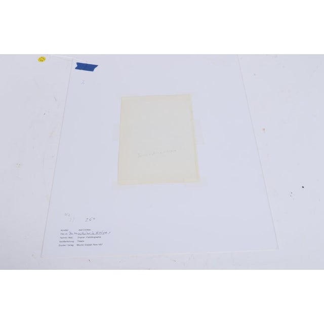 Jean Cocteau, French (1889-1963), The Typewriter (La machine à écrire), 1957, original color lithograph from the Téâtre...