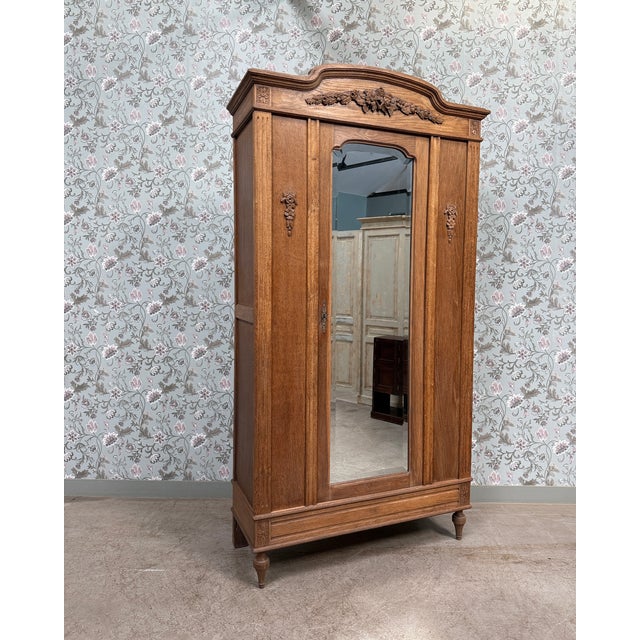 Large Antique Oak Bonnetière, 1920s For Sale - Image 14 of 16