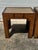Brown MCM Harrison Van Horn Style Woven Rattan Parsons Side Tables - A Pair For Sale - Image 8 of 12