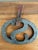 Late 20th Century "S" Wrought Southwestern Ranch Symbol With Leather Strap For Sale - Image 4 of 5