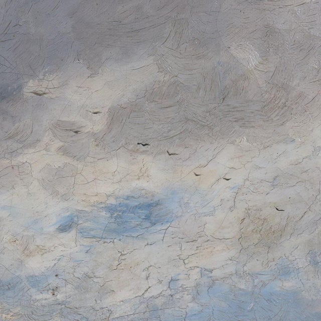 J. Paulman, River Landscape, Oil Painting on Canvas, Late 19th Century, Framed For Sale - Image 7 of 15