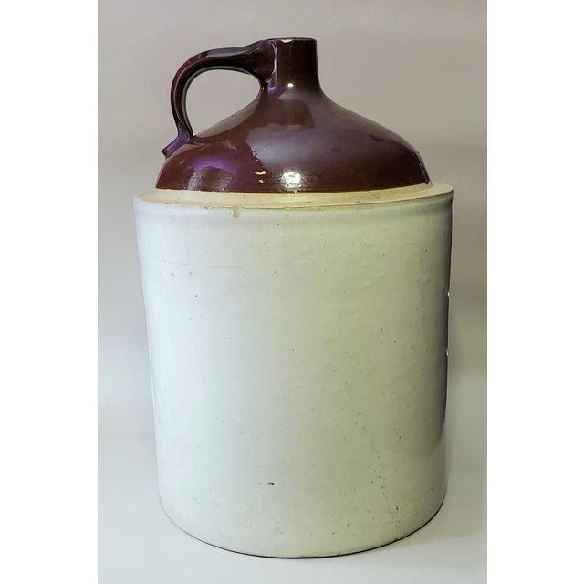 Early 20th Century Antique Early 20th Century Stoneware 5 Gallon Moonshine/ Whiskey Jug For Sale - Image 5 of 8