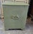 Light Green Vintage Sage Green Apothecary Drawers Side Table For Sale - Image 8 of 10