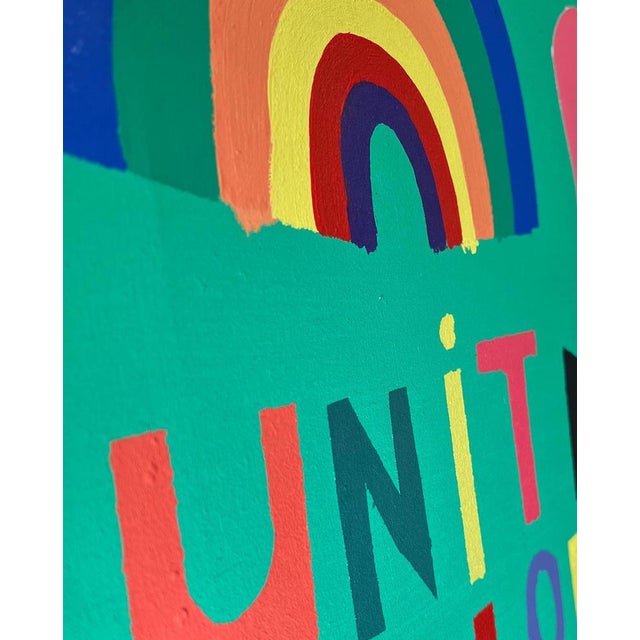 Alexandre Schaller, Colors of Love, Acrylic on Canvas, 1990s For Sale - Image 4 of 9