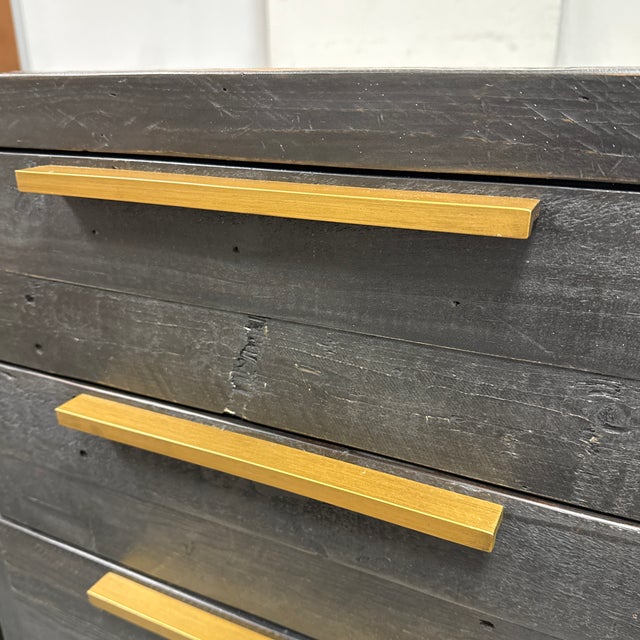 Zin Home Elle Reclaimed Wood Nightstands, Pair For Sale - Image 11 of 12