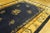 1920s 1920s Blue Navy Vase Floral Antique Chinese Peking Carpet 9'2" X 11'6" Knotted Wool Rug For Sale - Image 5 of 13