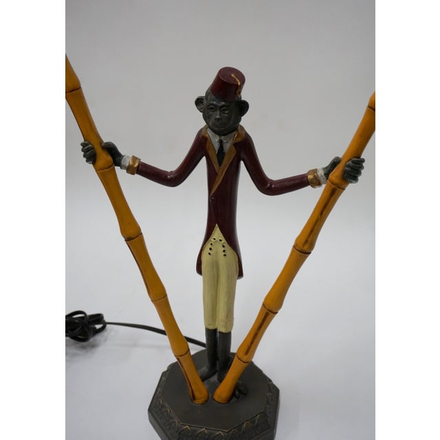 Bellhop Monkey Table Lamp | Chairish