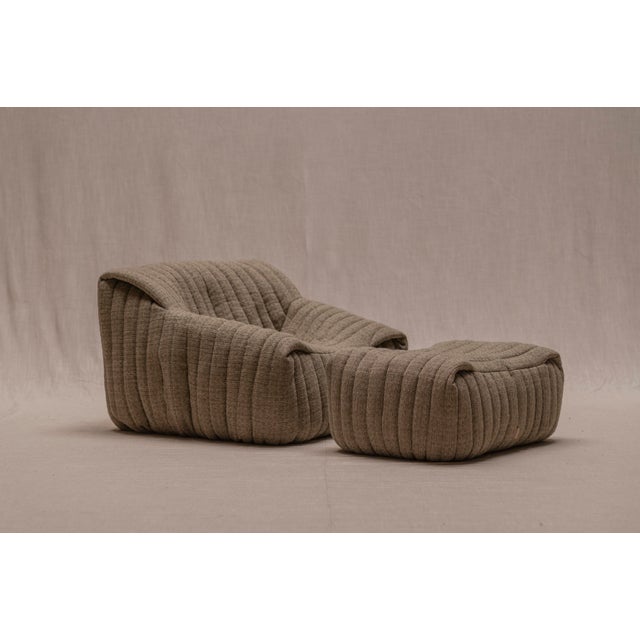 Vintage French Sandra Lounge Chairs by Annie Hieronimus for Cinna, France, 1970s, Set of 2 For Sale - Image 4 of 15