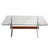 Mid-Century Modern Vintage Italian Coffee Table in Chrome, Glass and Teak from Formanova, 1960s For Sale - Image 3 of 10