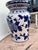 Late 20th Century Blue & White Ceramic Asian Garden Stool or Plant Stand For Sale - Image 10 of 10