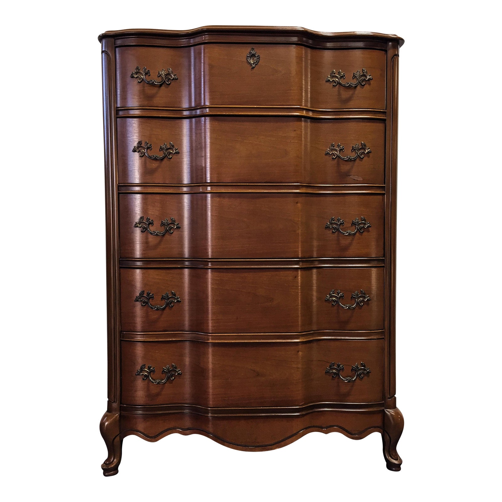 Versailles Vintage French Provincial Chest of Drawers by Bassett Chairish