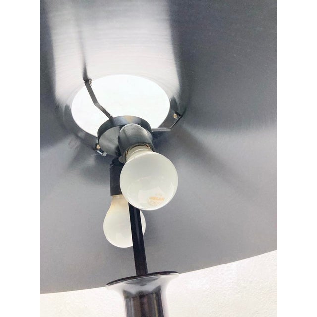 Table or Floor Lamp in Black Painted Metal by Ingo Maurer for Design M, 1970s For Sale - Image 4 of 12