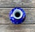 Vintage Fukagawa Arita Cobalt Blue Porcelain Vase With Gilt Leaves For Sale In San Francisco - Image 6 of 9