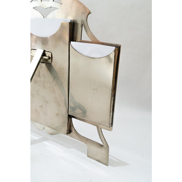 Art Deco Alpaca Picture Frame for Three Pictures, Vienna, 1920s | Chairish