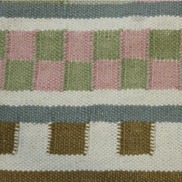 Modern Flat Weave Kelim Rug For Sale - Image 6 of 10