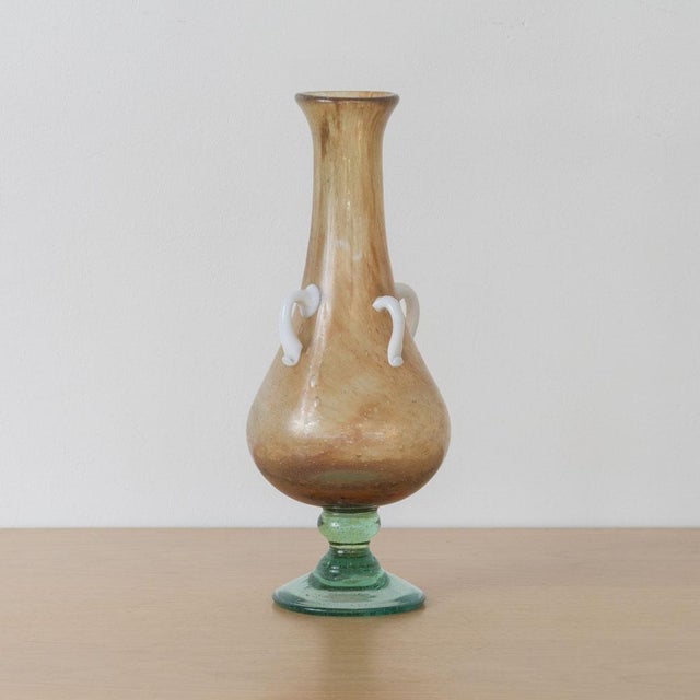 1960s 1960s Tall Italian Murano Amphora Vase For Sale - Image 5 of 9