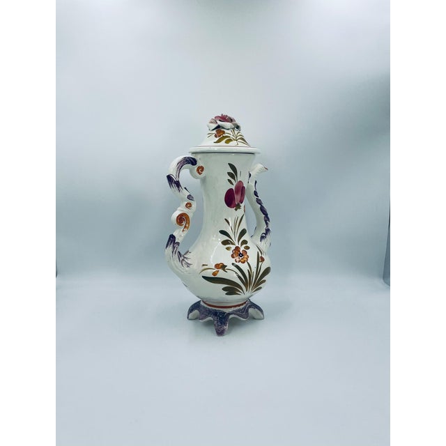 Majolica Jug Vase from Bassano, Italy, 1965 For Sale - Image 3 of 15
