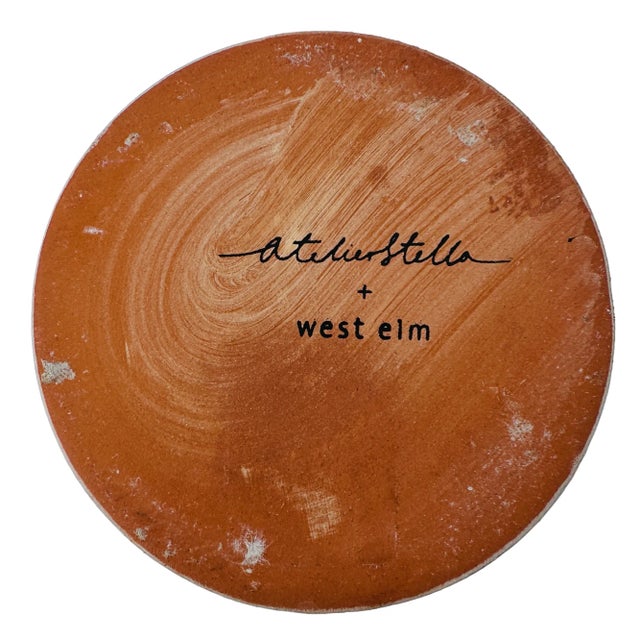 Vintage West Elm Atelier Stella 12" Ceramic Vase Made in Portugal For Sale - Image 10 of 11