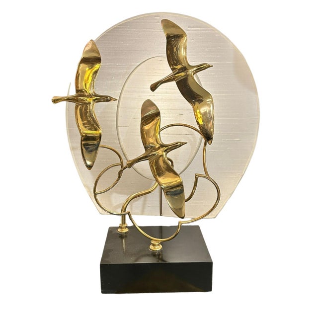 Seagull Lamp from Maison Jansen, 1950s For Sale - Image 6 of 6