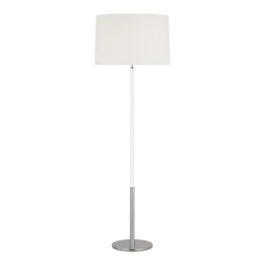 Kate Spade by Visual Comfort Studio Monroe Floor Lamp, Polished Nickel