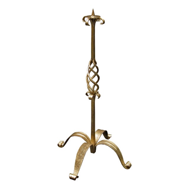 1920s Tall French Candle Stand For Sale