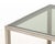 Modern Smoked Glass Top and Metal Coffee Table For Sale In New York - Image 6 of 7