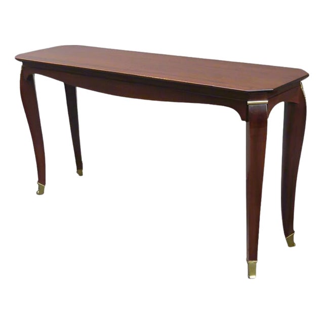 Mid-20th Century Large Art Deco Console designed by Maurice Rinck, France For Sale