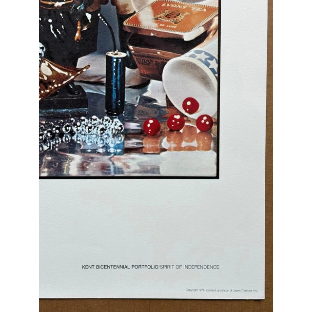 1970s Framed Audrey Flack Print, "Fourth of July Still Life", 1975 For Sale - Image 5 of 5