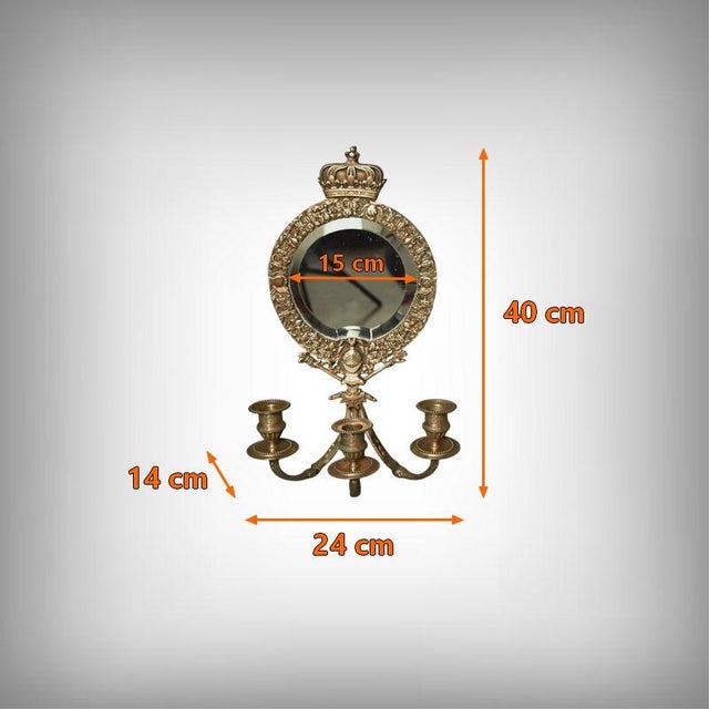 Bronze Wall Sconces, Set of 2 For Sale - Image 13 of 14