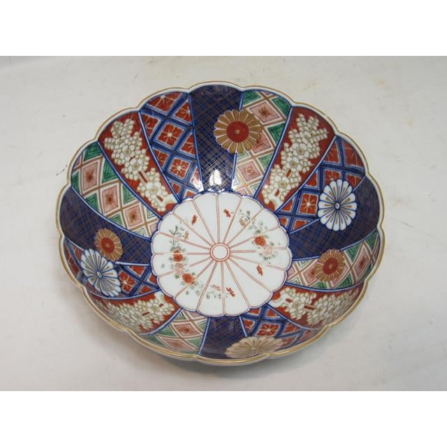 Large Japanese Imari Porcelain Bowl Chairish
