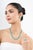 Contemporary 47.9ct Turquoise, Emerald & 2.1ct Diamond 14k White Gold Wedding Necklace For Sale - Image 11 of 17