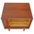 Wood Danish Mid-Century Modern Teak Side End Table Night Stand Tambour Doors Falster For Sale - Image 7 of 12