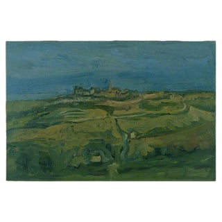 Marche Landscape - Original Oil on Canvas by A. Ciarrocchi - 1950 ca. 1950 ca. For Sale