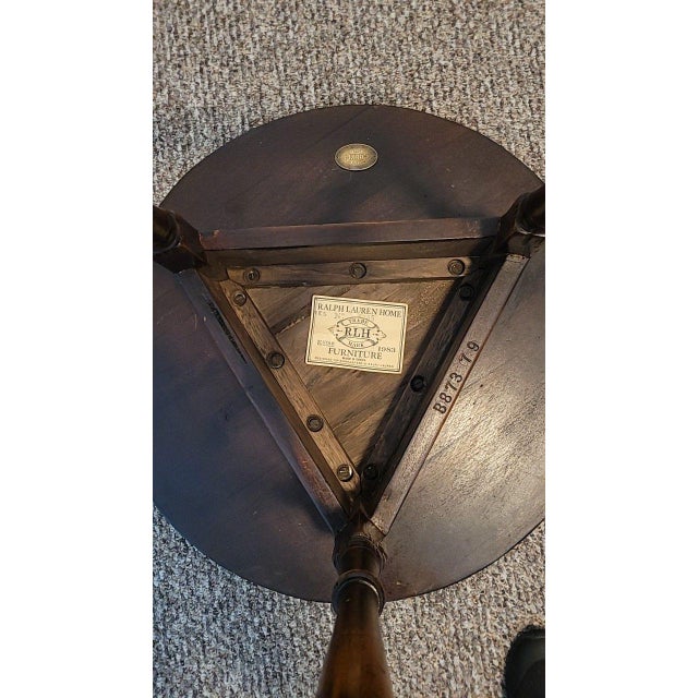 English Vintage Ralph Lauren Tavern Table For Sale - Image 3 of 3