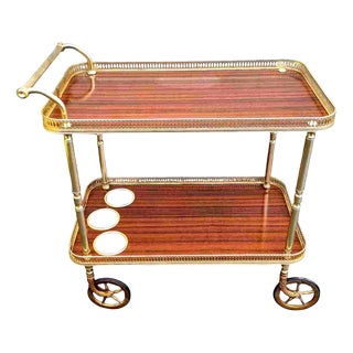 Mid-Century Modern Italian Serving Trolley, Italy 60s by Unknown, 1960s For Sale