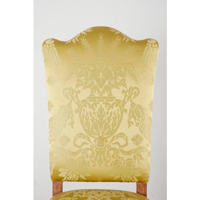 French Louis XIII Style Dining Chairs For Sale - Image 10 of 13
