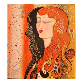 Original Mixed-Media Work by Internationally Renowned German Artist K Savere For Sale