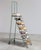 Mid-Century Industrial Step Ladder, 1950s For Sale - Image 9 of 9
